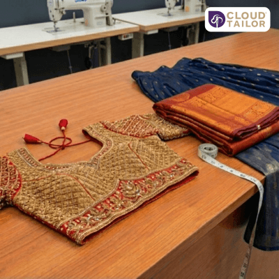 Traditional outfits for Sankranti showcased in festive wear tailoring