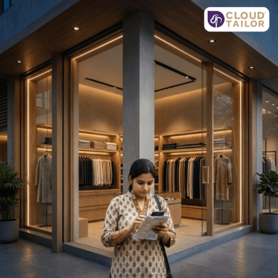 Silk saree festive wear planning at a modern boutique